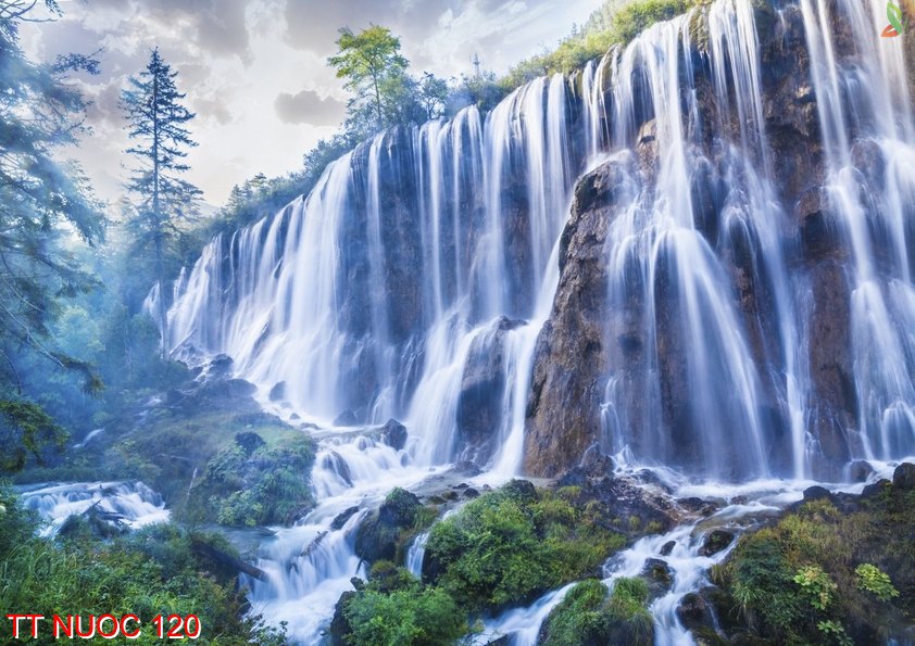 Tranh thác nước 120