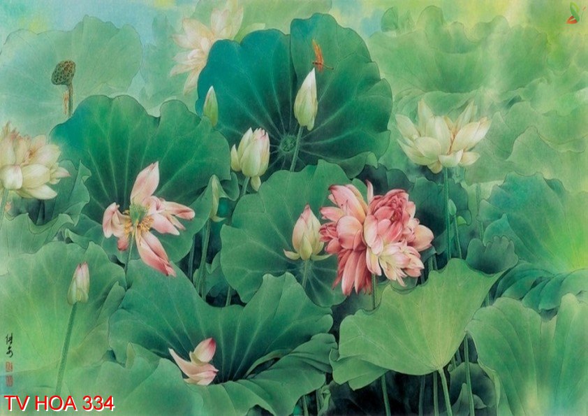 Tranh về hoa 334