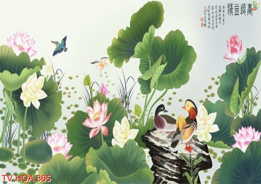 Tranh về hoa 365