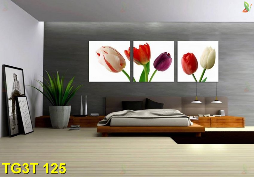 Tranh gép 3 tấm TG3T 125