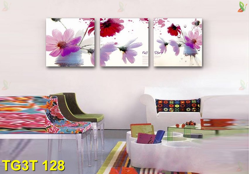 Tranh gép 3 tấm TG3T 128