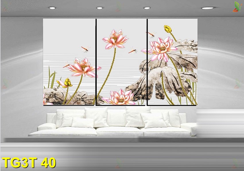 Tranh gép 3 tấm TG3T 40