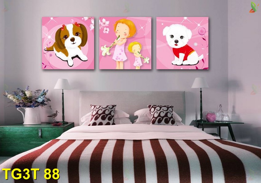 Tranh gép 3 tấm TG3T 88