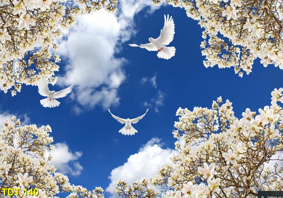 Tranh dán trần TDT 140