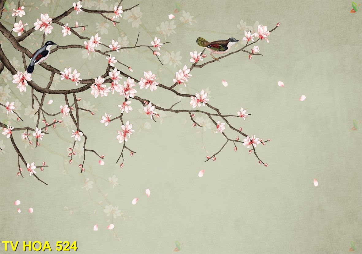 Tranh về hoa TV Hoa 524