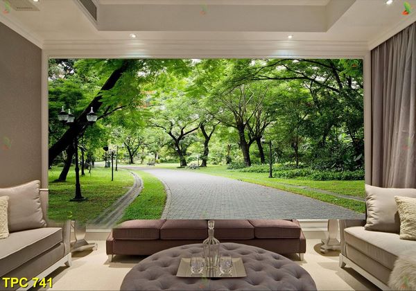 tranh dán tường phòng khách 2